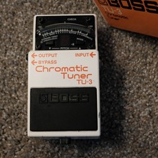 Boss TU-3 Chromatic Tuner Pedal with Power Supply for sale online