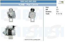 New Starter for ABARTH FIAT LANCIA:500,500L,IDEA,QUBO,MUSA 1726802 S114947