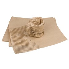 11" x 14.5" Honeycomb Packing Paper Roll for Moving Shipping Packaging