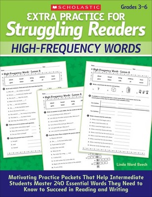 Extra Practice for Struggling Readers: High-Frequency Words: Motivating Prac...
