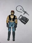 Torch V1 G.I. Joe 1985 Hasbro Vintage Action Figure Complete No Cracks Tight BB
