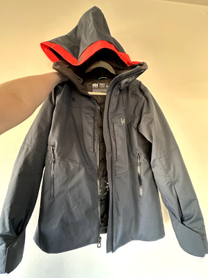 NEW Helly Hansen Women s L Ski Jacket Helly Tech Insulated Waterproof Navy