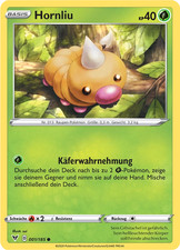 Hornliu / Pokémon Karte / Deutsch / Farbenschock / 001/185 / VIV 001 / Nonholo