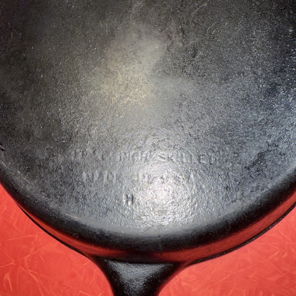 Wagner Ware No. 10 frigideiras de ferro fundido 11 3/4 polegadas frigideira antiga EUA - Imagem 3 de 4