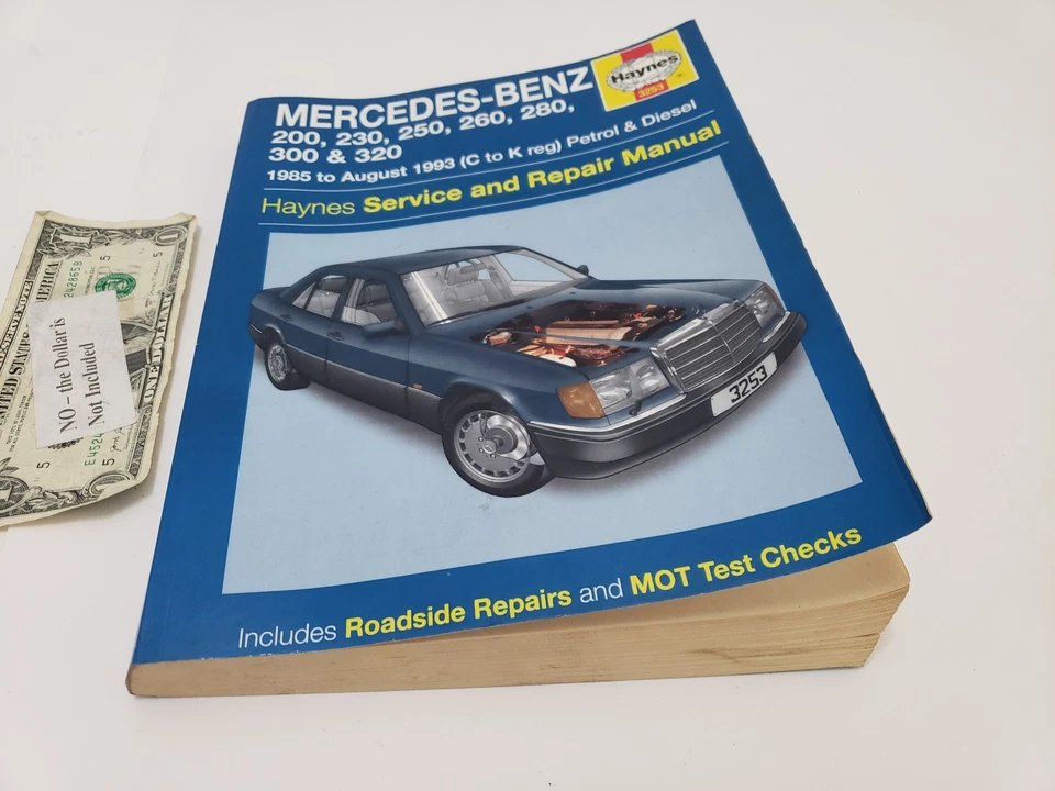 Haynes - Mercedes-Benz 200 230 300 gasolina y diésel (85 - ago 93) manual de reparación Foto 2 de 4