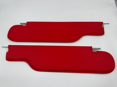 Red Sunvisor Set for 1968 - 1972 Pontiac GTO / LeMans Convertible