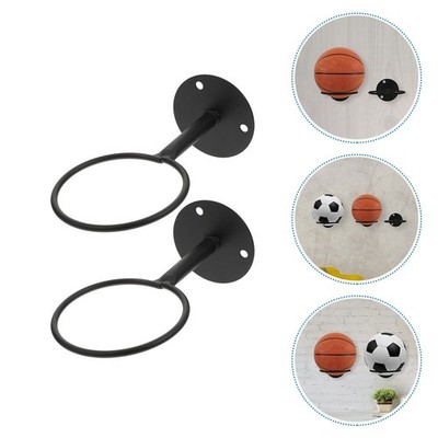 2 Pcs Halterung Basketball Aufbewahrungsständer Für Fußball Basketballhalter