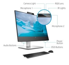 HP E24mv G4 FHD Conferencing Monitor 23.8" LCD 60 Hz 5 ms 1920 x1080 169L0AA ABA