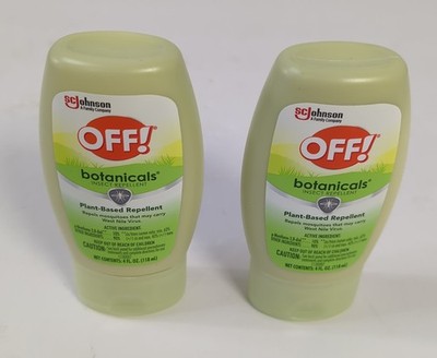 SC Johnson Brand - Off! Botanicals Plant Based Insect Repellent 4 Fl Oz - 2 Pack