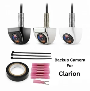 Rear View BackUp Camera For CLARION NX602 NX-602 Black Silver White