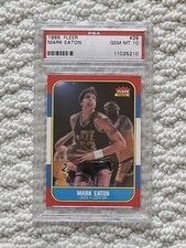 1986 Fleer #28 Mark Eaton PSA 10 Gem Mint