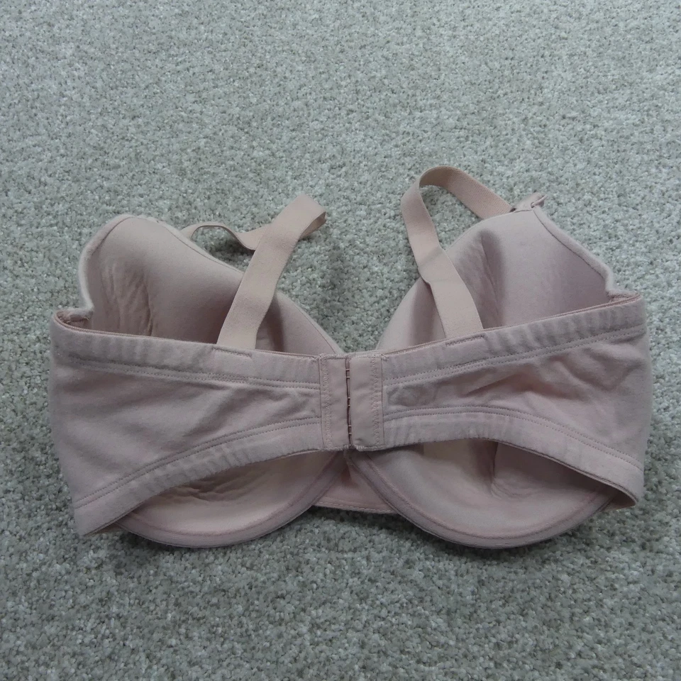 Juego de 2 sujetadores Fruit Of The Loom para mujer 34DD rosa blanco con aros FT797PK Foto 3 de 4