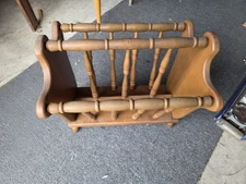 🔥Vtg MCM Magazine Rack Authentic Furniture Products El Segundo California/JAPAN