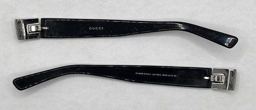 4691 - GUCCI 1798 SILVER / BLACK BOTH TEMPLES AUTHENTIC