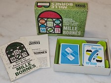 Mille Bornes Vintage 1962 Parker Brothers French Card Game Craze COMPLETE