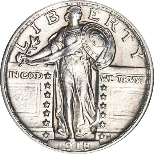 1918-P Standing Liberty Quarter
