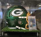 Jordan Love Signed Helmet Full Size Replica Rare Color Combo Beckett Witnessed