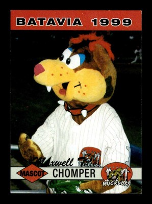 1999 Batavia Muckdogs Maxwell Chomper Mascot BXCP10