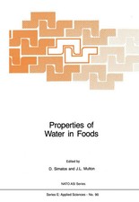 Properties of Water in Foods | in Relation to...