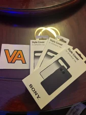 Genuine Sony Style BLACK Cover Case with Stand For SONY Xperia 10 VII -XQZ-CBFE