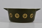 Vintage Pyrex Zodiac Dish Baking Glass Casserole 475 MCM Kitchen Decor Bowl