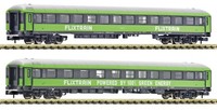 Spur N Fleischmann 6260085 - 2-Tlg. Set 1: Reisezugwagen, Flixtrain Neu Ovp