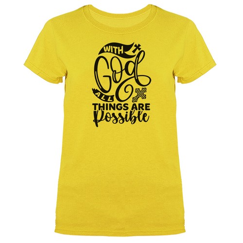 Camiseta With God Christian Religious God Biblia Iglesia Jesucristo - Imagen 18 de 19