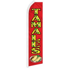 Tamales Advertising Swooper Feather Flutter Flag Concessions Food