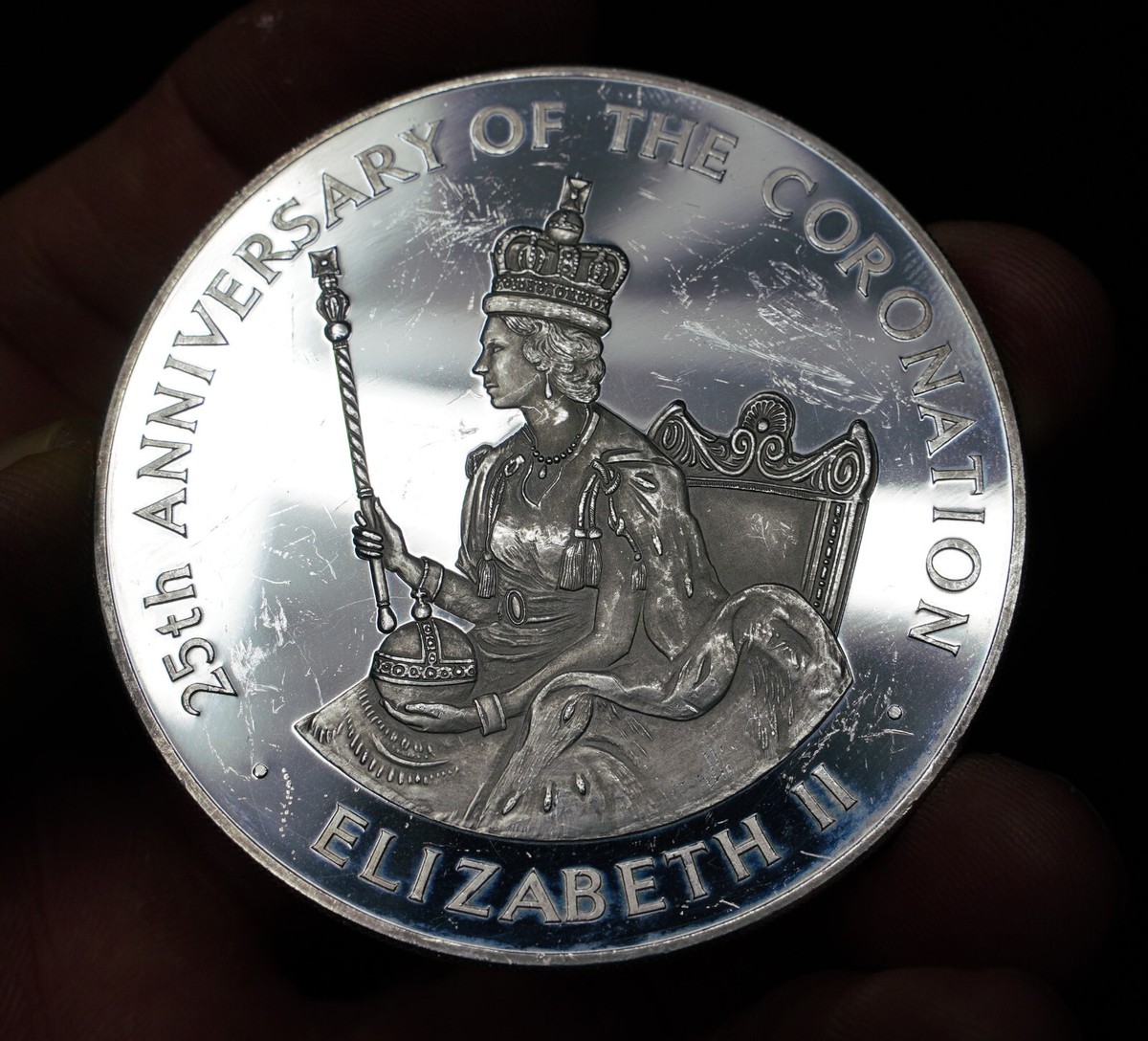 1978 Jamaica 25th Anniversary Coronation Queen Elizabeth II 4oz