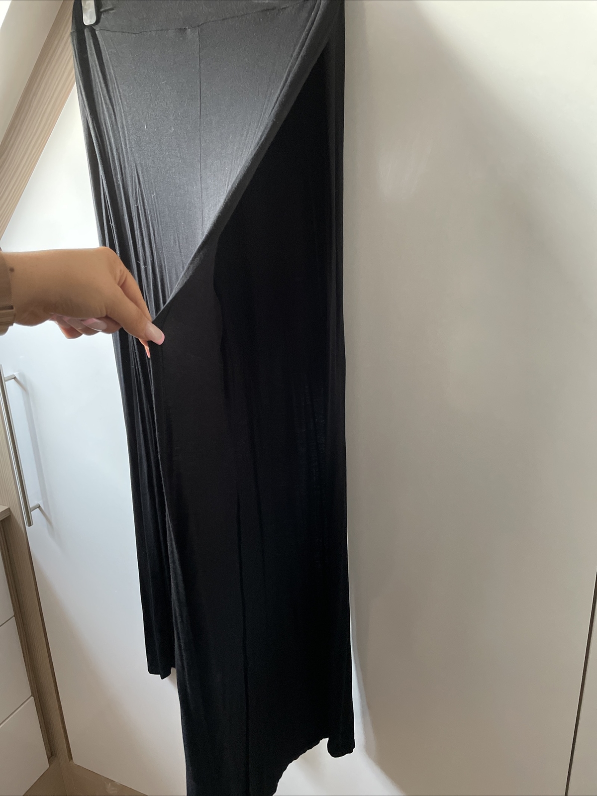 Pretty Little Thing Black Split Side Trousers Siz… - image 3