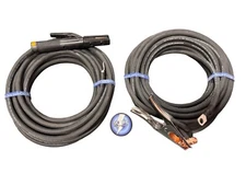 MILLER ELECTRIC EXCELENE Stick Electrode Holder / Ground Cable #2/0, 100/50 ft