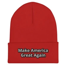 Make America Great Again Beanie, Red, one size fits all