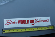 Eddie Would Go Sticker for sale - eBay