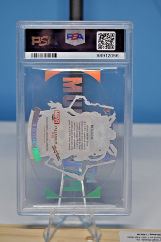 2024 Skybox Marvel Metal Universe Avengers Palladium Gold 7/10 M.O.D.O.K. #P-14 - Picture 2 of 3