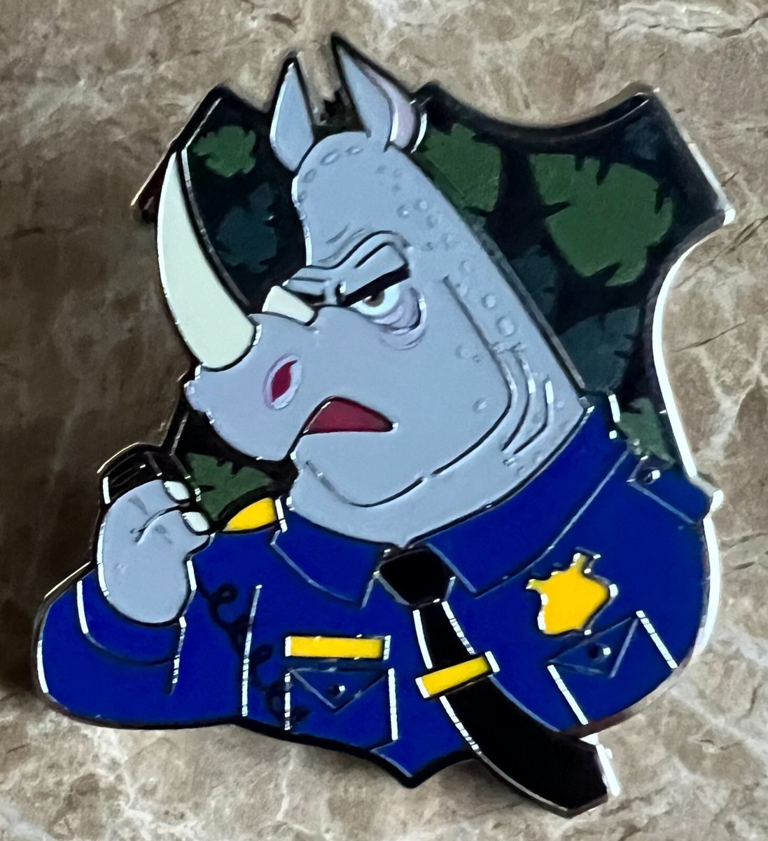 Disney Parks 2022 Zootopia The ZPD Mystery Pin: Rhino Officer
