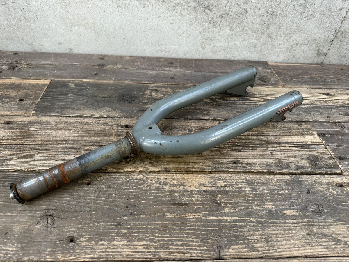 Bmx Fork Threadless 14mm Dropouts Mid School Vintage 1-1/8