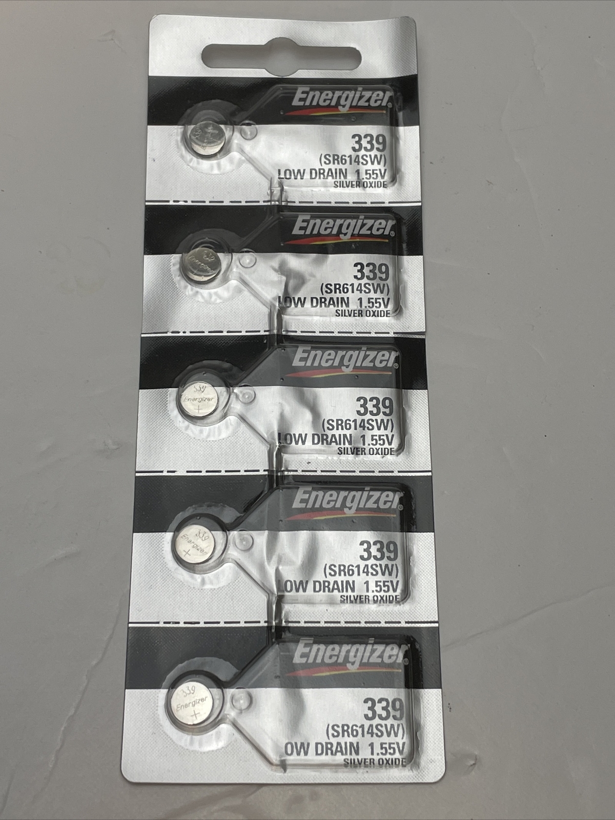 Energizer 339 Watch Battery SR614SW  Qty 10 Sealed Pack, Expired,
