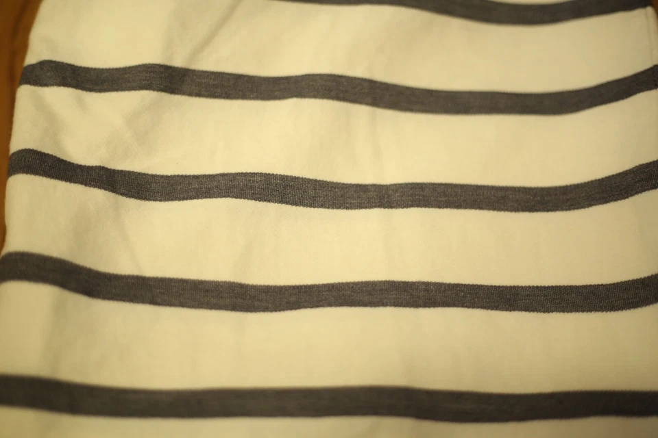 Juego de 2 fundas de almohada Kate Spade NY Harbor a rayas europeas blancas azules/grises náuticas Foto 2 de 4