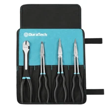 DURATECH Extra Long Needle Nose Pliers Set 4 PCS 11" Long Reach Straight Pliers