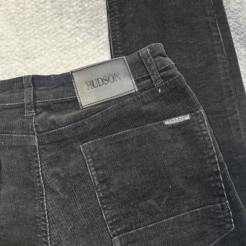Hudson Patagonia Corduroy Velvet Skinny High Waisted Black Blue Jeans W28” - Picture 12 of 12