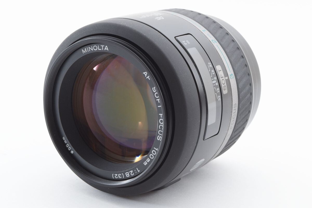 【良品】MINOLTA AF SOFT FOCUS 100mm f2.8 Near Mint]MINOLTA AF SOFT FOCUS 100mm F2.8 SONY Filter diameter