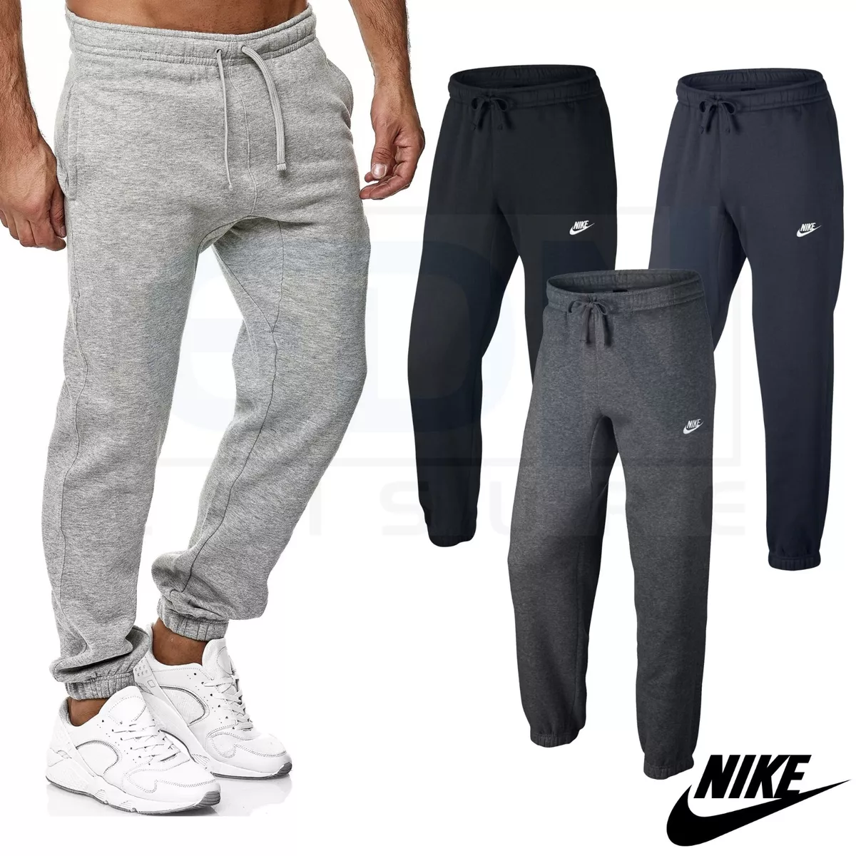 Nike Joggers Fleece Sweat Pants Tracksuit Bottoms Club Mens Trousers Size  Guide