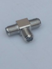 (106)  2 Way F-Type Female Y Splitter Antenna