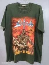 Rare Sodom M-16 Military Green Short Sleeve Unisex Remake T shirt NH20523