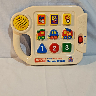 VTech Talking Little Smart School Words Tested-Works Pre-Owned Vintage