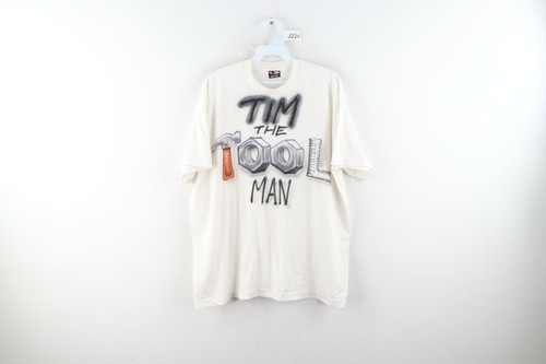 Tool Man Airbrushed T-Shirt White 