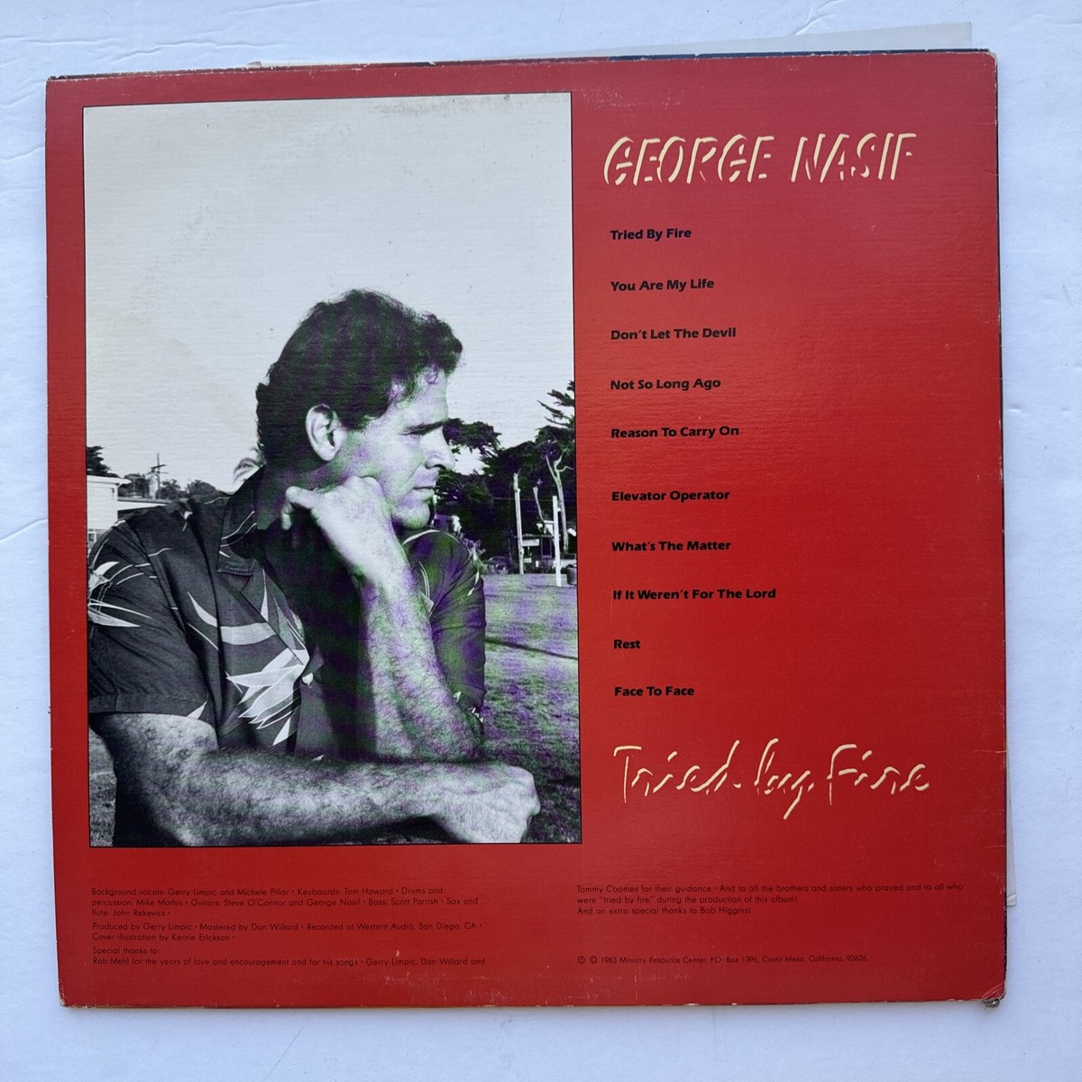 MEGA RARE~GEORGE NASIF Tried By Fire LP OG JAZZ/FUNK/SOUL