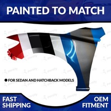 New Painted To 45b Driver Side Fender For 2014-2018 Mazda 3 New Painted To 45b Driver Side Fender For 2014-2018 Mazda 3