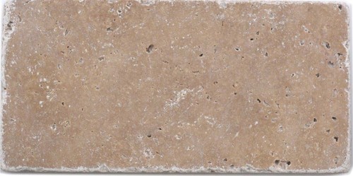 Carreaux de mosaïque en pierre naturelle Travertin rouge mat mur cuisine salle de bain douche – 1 tapis