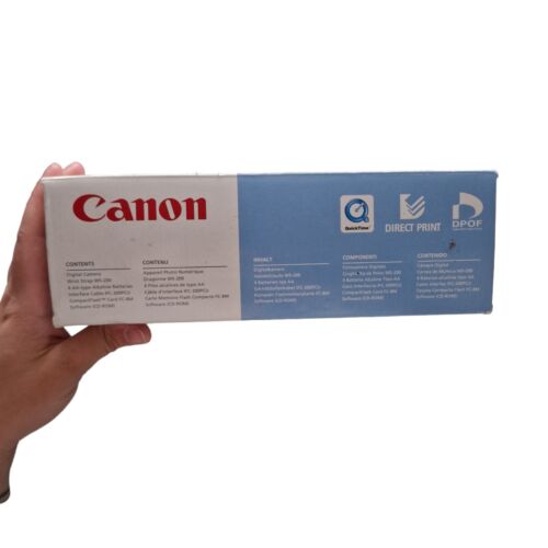 Canon Digital Camera PowerShot A10 1.3MP Silver In Original Box Tested Working - Picture 8 of 23